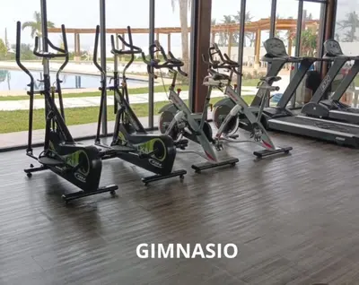 Gimnasio o instalaciones de fitness de Departamento Boutique con Club de Playa y 7 Albercas Diferentes