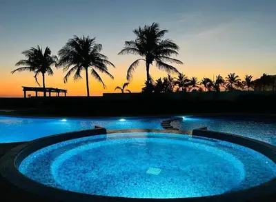 Piscina en o cerca de Departamento Boutique con Club de Playa y 7 Albercas Diferentes