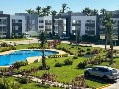 Piscina en o cerca de Departamento Boutique con Club de Playa y 7 Albercas Diferentes