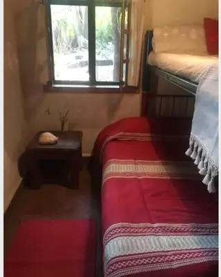 Cama o camas de una habitación en Glamping Teques Naturaleza de lujo Granja El Sol