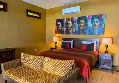 Cama o camas de una habitación en Casa Sol