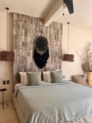 Cama o camas de una habitación en Maison de Reve - Estudios