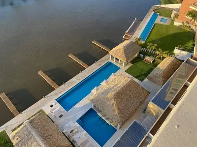 Piscina en o cerca de Vista al Mar y Confort 3 Albercas Gym & Playa