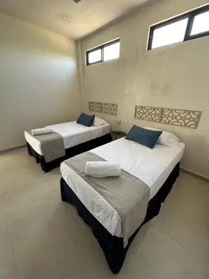 Cama o camas de una habitación en Hotel Casa Prisca