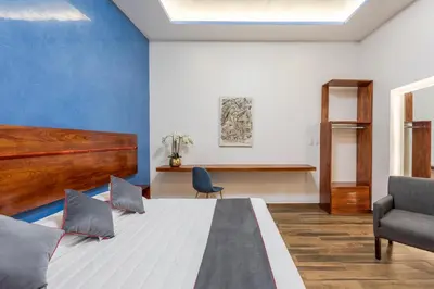 Cama o camas de una habitación en Casa Dos Lunas