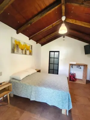 Cama o camas de una habitación en Glamping Campamento Cuetzalan