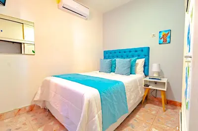 Cama o camas de una habitación en San Jerónimo Casa Oaxaca