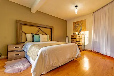Cama o camas de una habitación en San Jerónimo Casa Oaxaca