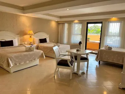 Cama o camas de una habitación en Excelaris Grand Resort Conventions & Spa