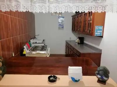 Una cocina o zona de cocina en Tu Casa en Miahuatlán: Ideal Familias y Grupos