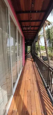 Un balcón o terraza de Hospedaje Vida