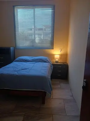 Cama o camas de una habitación en POSADA del MAR