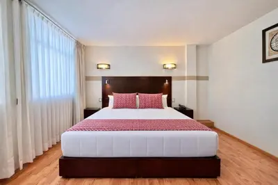 Cama o camas de una habitación en Hotel Alifer