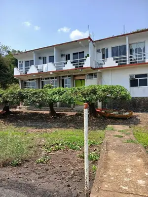 Jardín al aire libre en La Cabaña del Lago