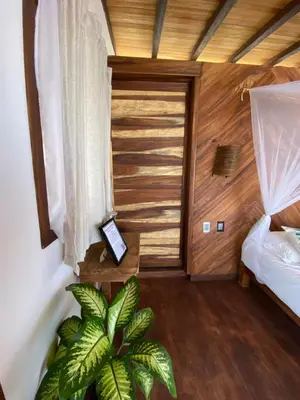 Cama o camas de una habitación en CAFE MAYA