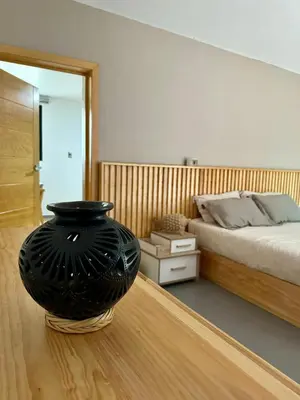 Cama o camas de una habitación en Departamento Mosso