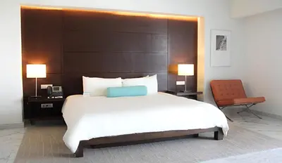 Cama o camas de una habitación en Palacio Mundo Imperial Riviera Diamante Acapulco All Inclusive