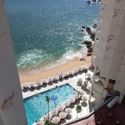 Departamento con hermosa vista al mar y acceso a playa