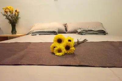 Cama o camas de una habitación en Casa NAU Mazunte
