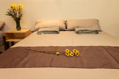 Cama o camas de una habitación en Casa NAU Mazunte