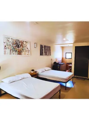 Cama o camas de una habitación en Casa NAU Mazunte