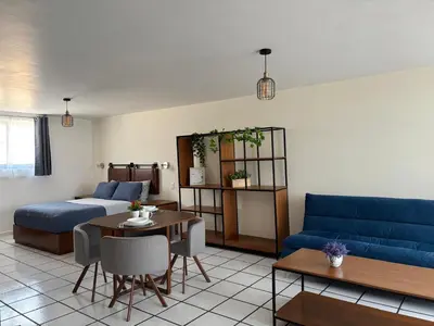 Zona de estar de El Encanto Lofts