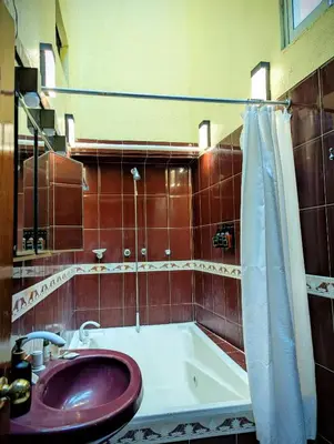 Un baño de Hotel Quetzalcóatl