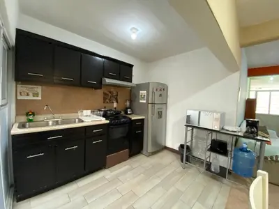 Una cocina o zona de cocina en Casa Magro depto 1er piso para 6