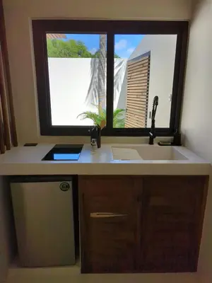 Una cocina o zona de cocina en Punta Mágica Villas Privadas