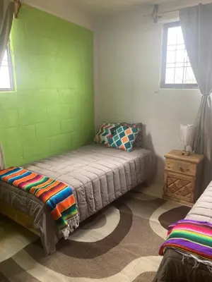 Cama o camas de una habitación en “Casa de campo Miyana”