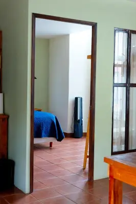 Cama o camas de una habitación en Casa Independencia Oaxaca, Loft histórico a 6 calles del zócalo con WiFi rápido