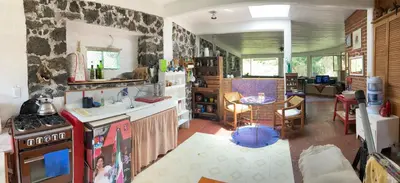 Una cocina o zona de cocina en Loft panorámico en Tepoztlan