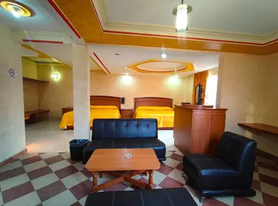 Zona de estar de Auto Hotel Estrella del Sur