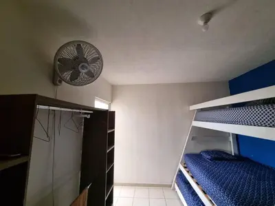 Cama o camas de una habitación en Departamento con Alberca