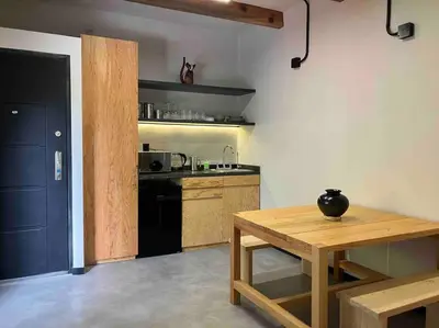 Una cocina o zona de cocina en Coyoacan historico, museo Frida.