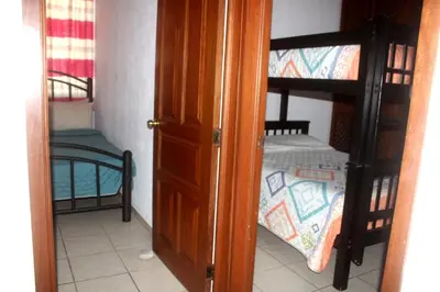 Cama o camas de una habitación en Un rincón en el pacífico