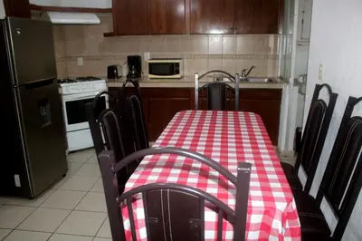 Una cocina o zona de cocina en Un rincón en el pacífico