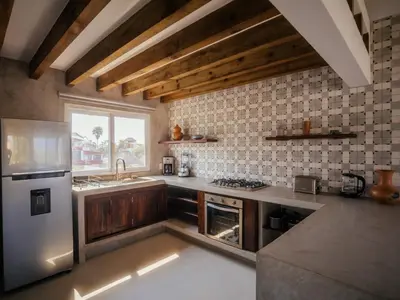 Una cocina o zona de cocina en Casona del Sol
