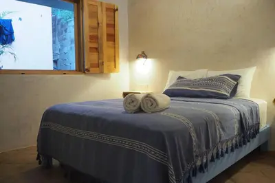 Cama o camas de una habitación en Casa Sierra Starlink, AC and Superbly Located