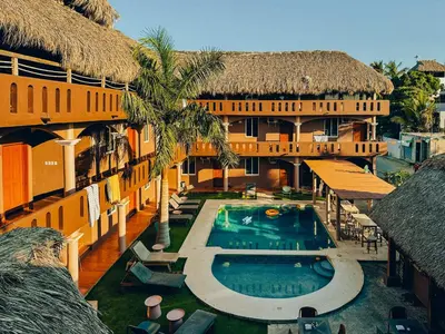 Piscina en o cerca de Viajero Puerto Escondido Hostel