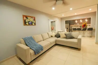 Zona de estar de Encantador apartamento a 10 min en vehículo del Zócalo de Oaxaca