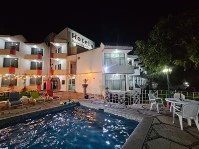 Piscina en o cerca de Hotel Hacienda del Rio Oaxtepec