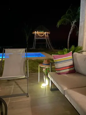 Piscina en o cerca de Villa Galu - Alberca privada - a 100mts del Mar - 2 GrandesTerrazas