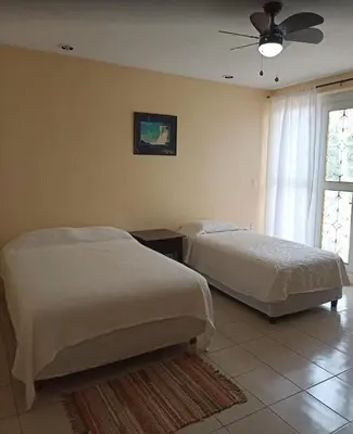 Cama o camas de una habitación en Hotel Senda del Ángel