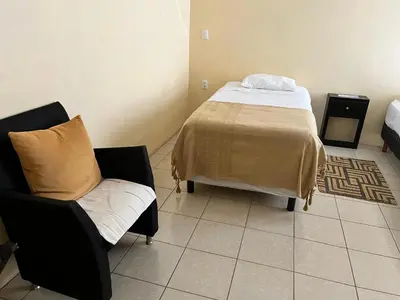Cama o camas de una habitación en Hotel Senda del Ángel