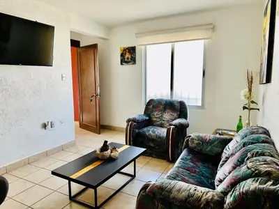 Zona de estar de Casita Iluminada