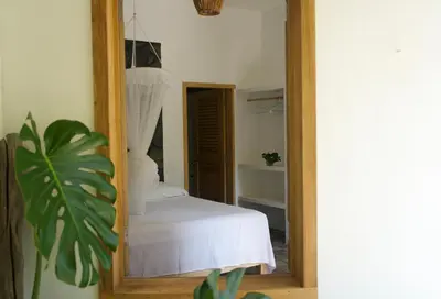 Cama o camas de una habitación en Casa Lucy Oaxaca