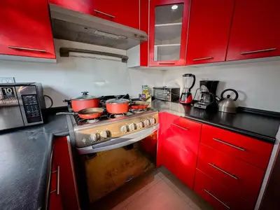 Una cocina o zona de cocina en Full Apartment 15 min from Airport, Coyoacán, Foro Sol
