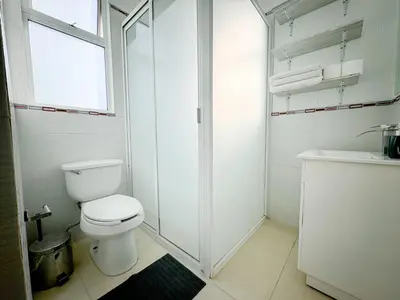 Un baño de Full Apartment 15 min from Airport, Coyoacán, Foro Sol