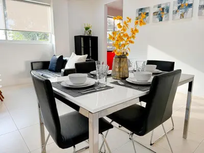 Utensilios para hacer té y café en Full Apartment 15 min from Airport, Coyoacán, Foro Sol